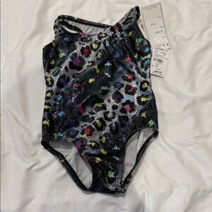 NWT - Dori creations Leopard Print One-Piece Swimsuit 6x